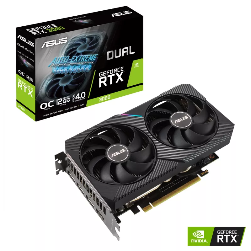 ASUS Dual GeForce RTX 3060 12 GB GDDR6 V2