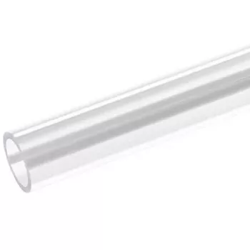 Caurule dzesēšanas sistēmai BitsPower BP-NCPLT14-L1000 — PETG, 1.4 cm diametrs, 100 cm garums, caurspīdīga