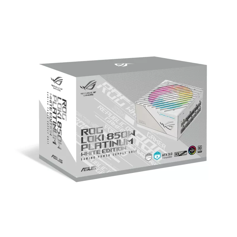 ASUS ROG Loki SFX-L 850W Platinum White barošanas bloks 24-pin ATX