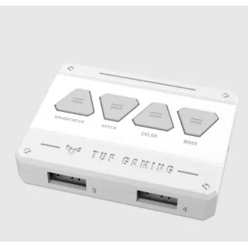 Dzesēšanas ventilators ASUS TUF GAMING TF120 ARGB WHITE EDITION — 3×120 mm, 1900 RPM, 29 dB, tālvadība