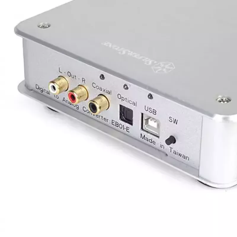 Audio interfeiss SilverStone EB01-E Sudrabs