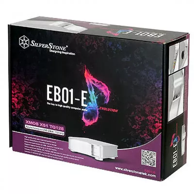 Audio interfeiss SilverStone EB01-E Sudrabs