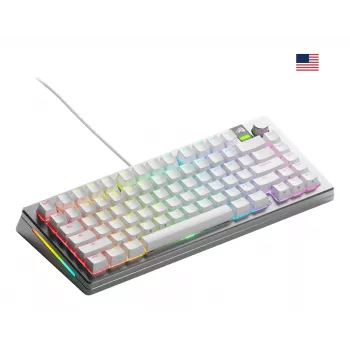 Mehāniskā spēļu tastatūra GLORIOUS GMMK 3 PRO 75% Wired USB QWERTY RGB Silver (US)