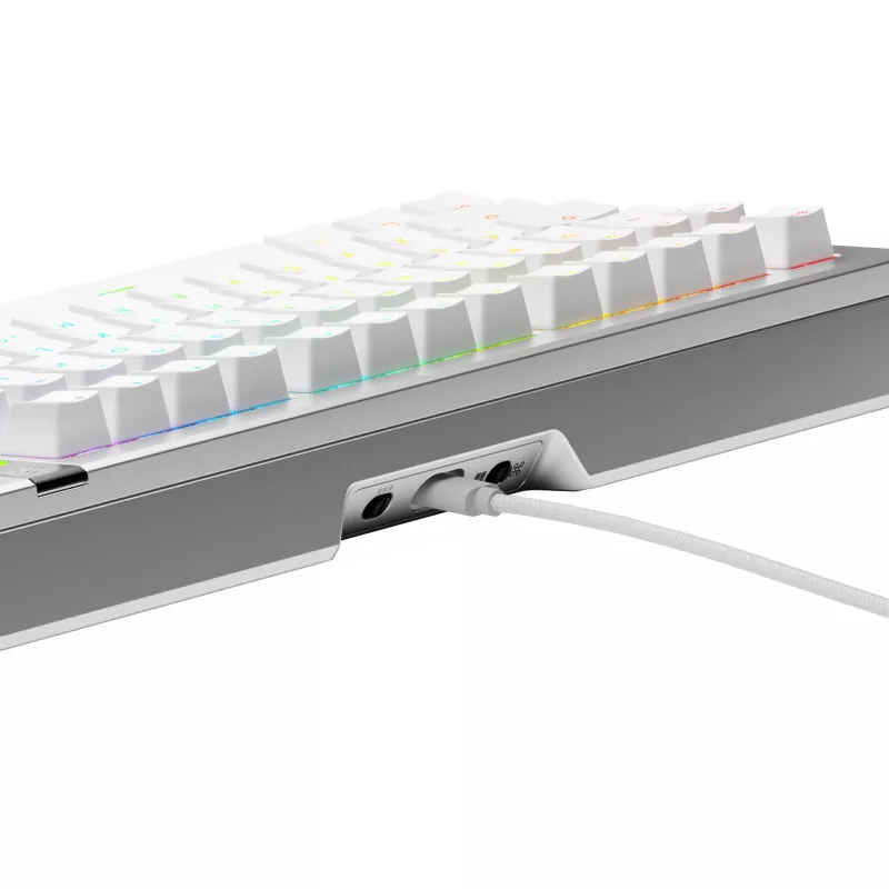 Mehāniskā spēļu tastatūra GLORIOUS GMMK 3 PRO 75% Wired USB QWERTY RGB Silver (US)
