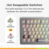 Mehāniskā spēļu tastatūra GLORIOUS GMMK 3 PRO 75% Wired USB QWERTY RGB Silver (US)