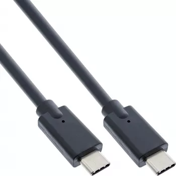 USB 3.2 Gen.2x2 kabelis InLine 35704A 1.5m USB-C vīriešu/vīriešu melns