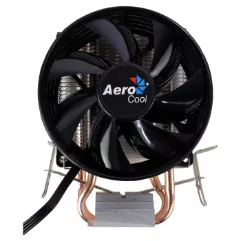 AEROCOOL VERKHO2 CPU dzesētājs ar 90 mm ventilatoru, hidraulisko gultni, 800–2000 RPM, 110 W TDP, daudzsoketu atbalsts (atvērts iepakojums)