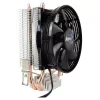 AEROCOOL VERKHO2 CPU dzesētājs ar 90 mm ventilatoru, hidraulisko gultni, 800–2000 RPM, 110 W TDP, daudzsoketu atbalsts