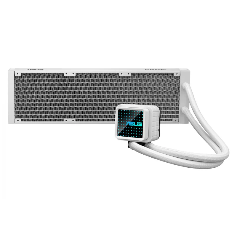 ASUS Prime LC 360 ARGB White Edition — procesora šķidruma dzesētājs, 360 mm, balts