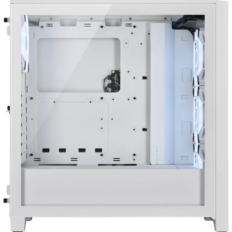 CORSAIR iCUE 4000D RGB White Midi Tornis