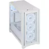CORSAIR iCUE 4000D RGB White Midi Tornis
