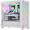 CORSAIR iCUE 4000D RGB White Midi Tornis