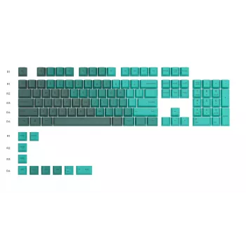 Glorious Gaming GPBT taustiņu vāciņi - Petrol/Teal