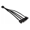 RGB sadalītāja kabelis Alphacool 18710 Melna Plastmasa