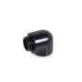 Alphacool 17594 Misina L-saliekums 90° G1/4 inch OT uz G1/4 inch IT, Melns, 19.7mm