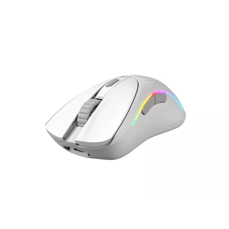 Glorious Gaming Glorious Model D 2 Wireless - Mati Balts, Labā roka, RF Bezvadu, 19000 DPI, Balts
