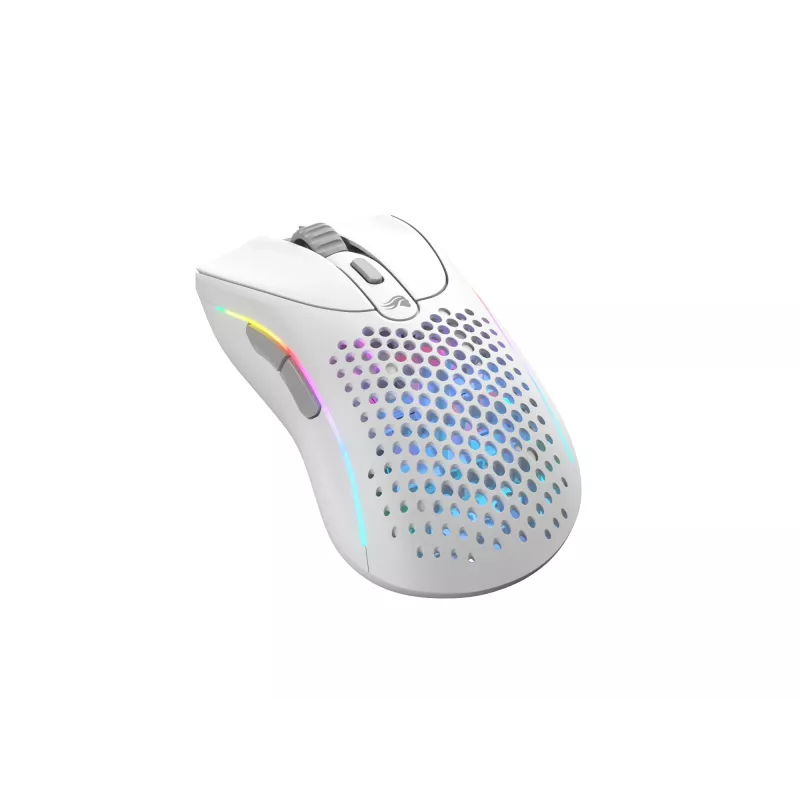 Glorious Gaming Glorious Model D 2 Wireless - Mati Balts, Labā roka, RF Bezvadu, 19000 DPI, Balts