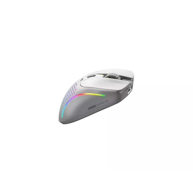 Glorious Gaming Glorious Model D 2 Wireless - Mati Balts, Labā roka, RF Bezvadu, 19000 DPI, Balts