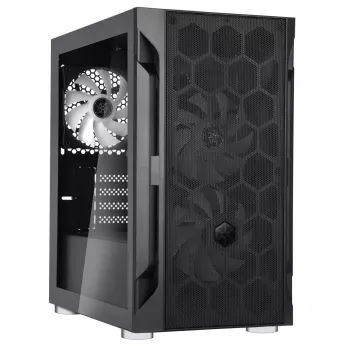 PC korpuss Silverstone FARA H1M PRO Micro Tower Melns