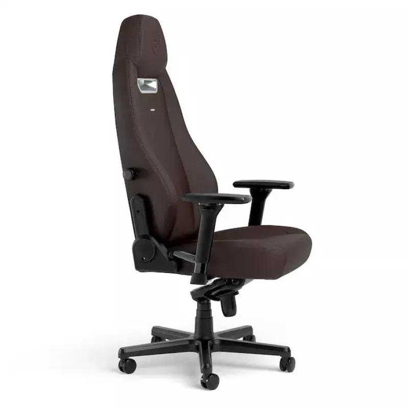 Gaming krēsls noblechairs LEGEND — polsterēts sēdeklis, brūns, 520 mm platums, 132–142 cm augstums, 150 kg maks.