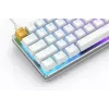 Glorious Gaming GMMK mehāniskā tastatūra USB QWERTY US International Sudrabs, Balta