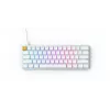 Glorious Gaming GMMK mehāniskā tastatūra USB QWERTY US International Sudrabs, Balta