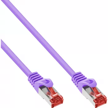InLine Patch Kabelis S/FTP PiMF Cat.6 250MHz PVC violets 5m