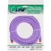 InLine Patch Kabelis S/FTP PiMF Cat.6 250MHz PVC violets 5m