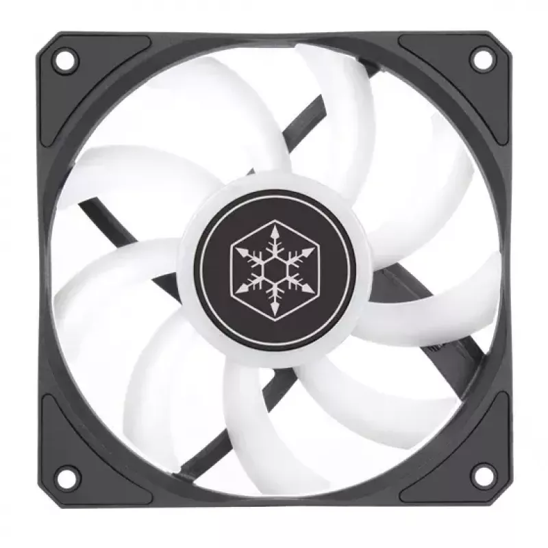 Dzesētājs Silverstone Air Slimmer 120 12 cm Melns Caurspīdīgs