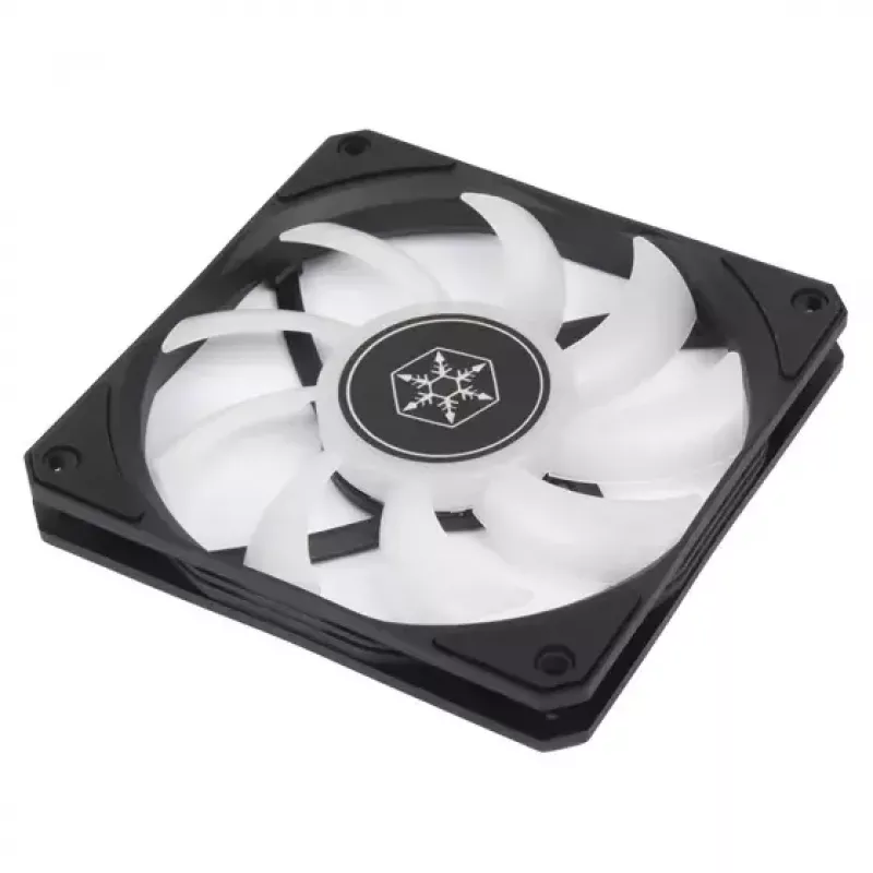 Dzesētājs Silverstone Air Slimmer 120 12 cm Melns Caurspīdīgs