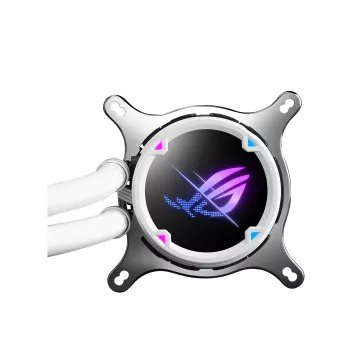 ASUS ROG STRIX LC II 240 ARGB White Edition — procesora šķidruma dzesētājs 12 cm