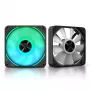 APNX FP2-120 PWM ARGB datora korpusa ventilators, 120 mm, 500–1800 apgr./min, 83,85 CFM, 34,8 dB, melns