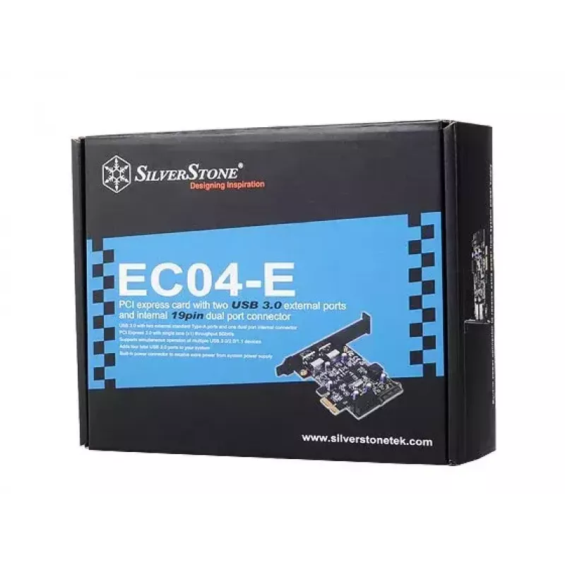 SilverStone EC04-E iekšējā interfeisa karte USB 3.2 Gen 1