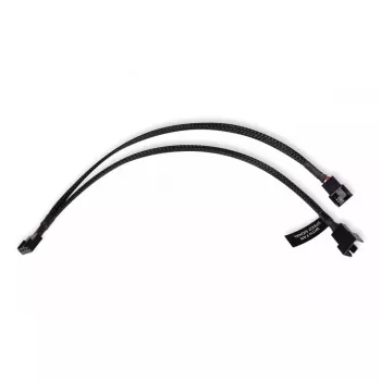 Alphacool 18677 RGB sadalītāja kabelis, melns plastmasas, 300 mm