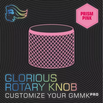 Glorious Gaming Rotary Knob – tastatūras grozāmpoga (rozā)