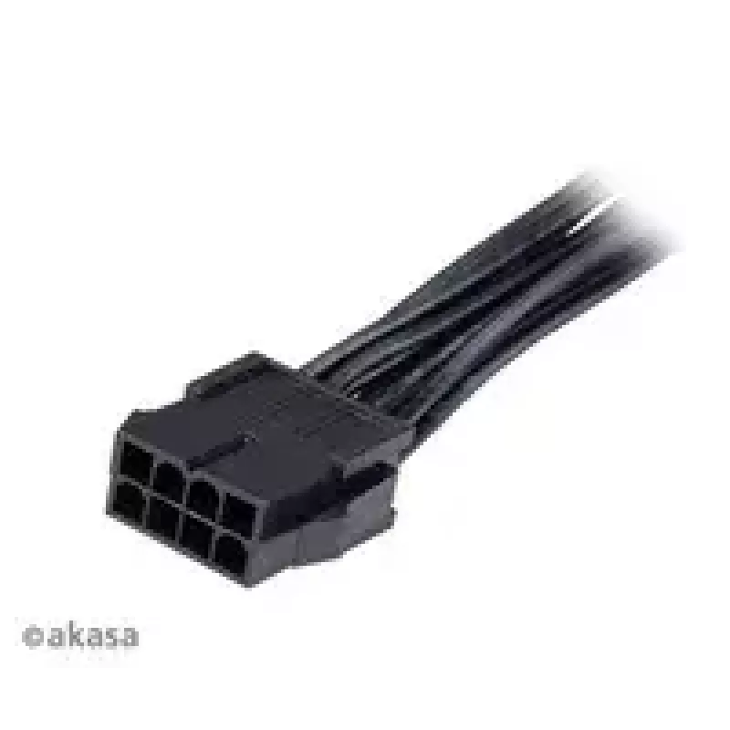 Akasa AK-CBPW22-15 adaptera kabelis: 8 kontaktu EPS uz 8 kontaktu EPS un 4 kontaktu ATX, 15 cm