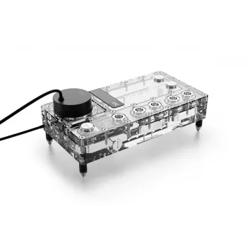 Pumpa un rezervuārs Alphacool Core Distro Plate Melns Caurspīdīgs Akrils Alumīnijs Keramika Sintētika