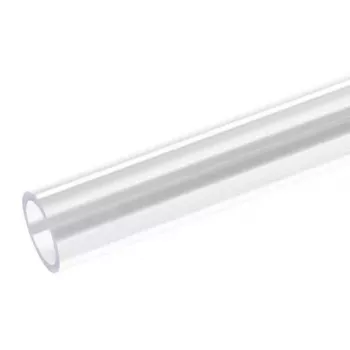 BitsPower BP-NCPLT14-L500 caurule dzesēšanas sistēmai — PETG, 14 mm diametrs, 50 cm garums, caurspīdīga