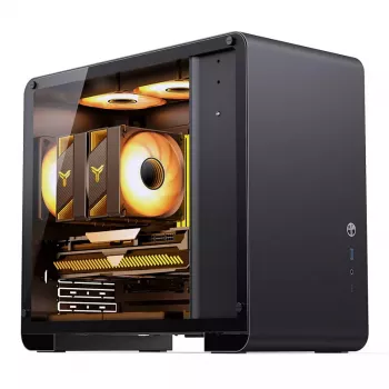 PC korpuss Jonsbo U4 Mini Mini Tower Melns