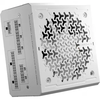 CORSAIR RMe Series RM850e - pilnībā modulārs zema trokšņa ATX barošanas bloks - balts