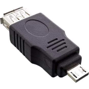 InLine Micro USB adapter Micro-A vīriešu uz USB Type A sieviešu 31600