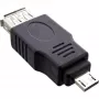 InLine Micro USB adapter Micro-A vīriešu uz USB Type A sieviešu 31600