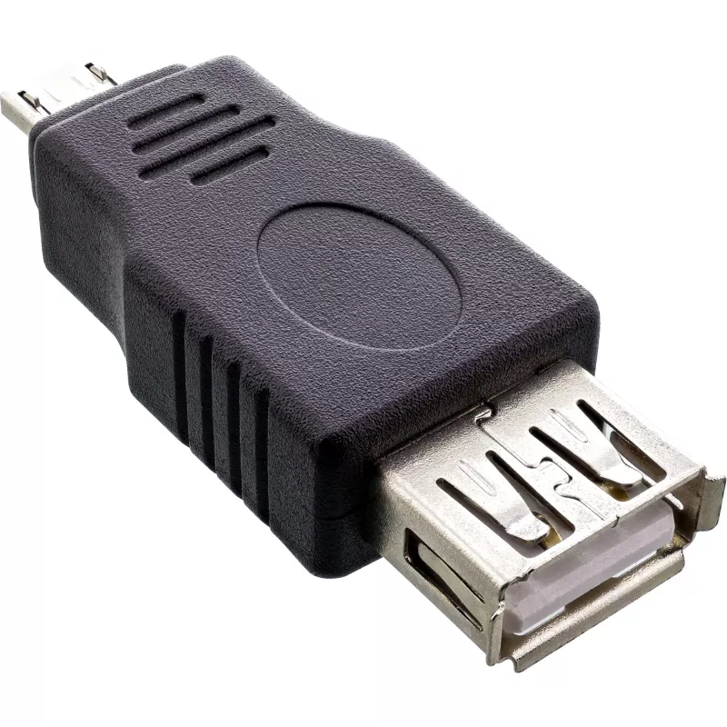 InLine Micro USB adapter Micro-A vīriešu uz USB Type A sieviešu 31600