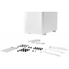 PC korpuss be quiet! PURE BASE 501 Airflow Midi Tower Balts — ATX, 3×140mm priekšā, 1×140mm aizmugurē, 5×2.5 collu, 2×3.5 collu, USB‑C, PWM atbalsts