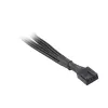 Akasa AK-CBFA04-15 PWM ventilatoru sadalītājs, 15 cm, melns, ar apvalku
