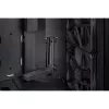 PC korpuss ASUS ProArt PA602 Midi Tower Melns — ATX/EATX atbalsts, rūdīts stikls, 2x200mm priekšējie ventilatori, 360mm augšējais radiators, GPU līdz 450mm