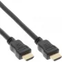 InLine High Speed HDMI kabelis ar Ethernet Premium 4K2K vīriešu/vīriešu melns 3m