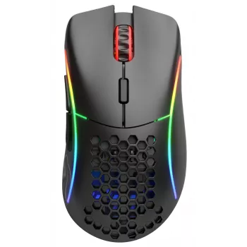 Glorious Gaming Glorious Model D Wireless - Matte Black, labā roka, RF bezvadu, 19000 DPI, melns