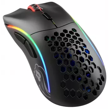 Glorious Gaming Glorious Model D Wireless - Matte Black, labā roka, RF bezvadu, 19000 DPI, melns