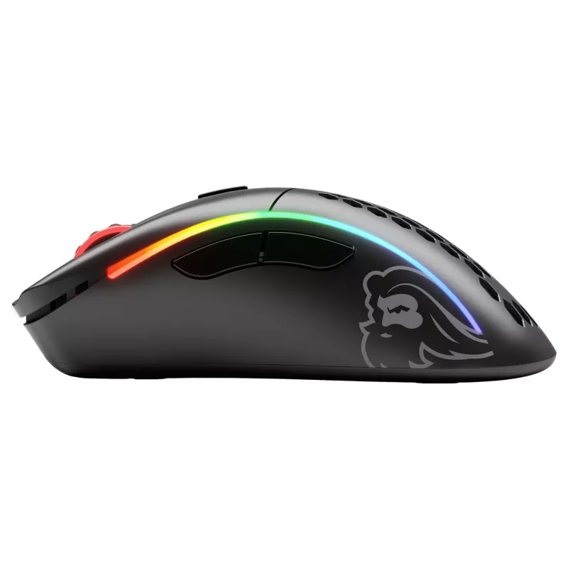 Glorious Gaming Glorious Model D Wireless - Matte Black, labā roka, RF bezvadu, 19000 DPI, melns